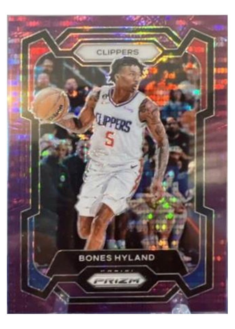 2023-24 Panini Prizm Base Set Bones Hyland #56 card