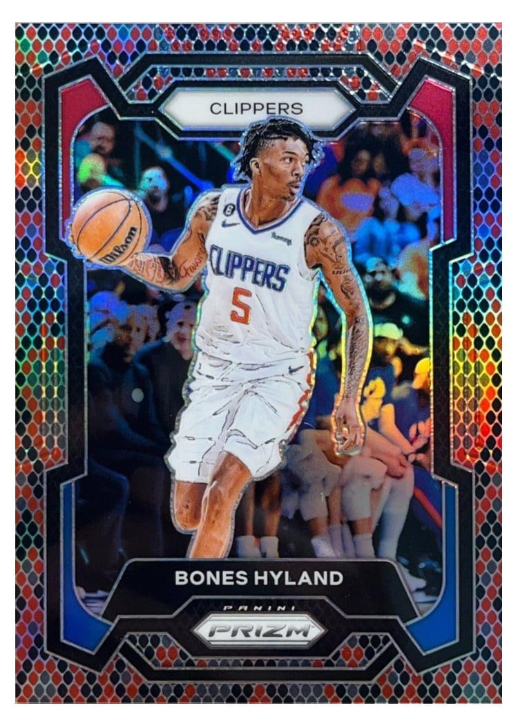 2023-24 Panini Prizm Base Set Bones Hyland #56 card