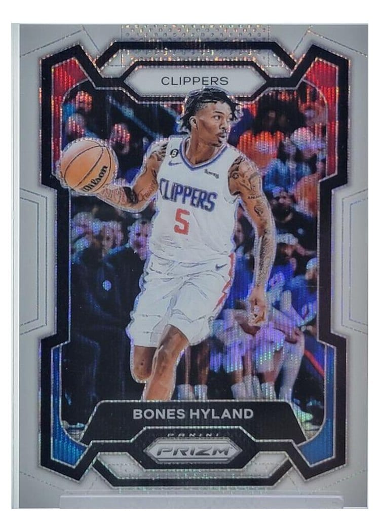 2023-24 Panini Prizm Base Set Bones Hyland #56 card