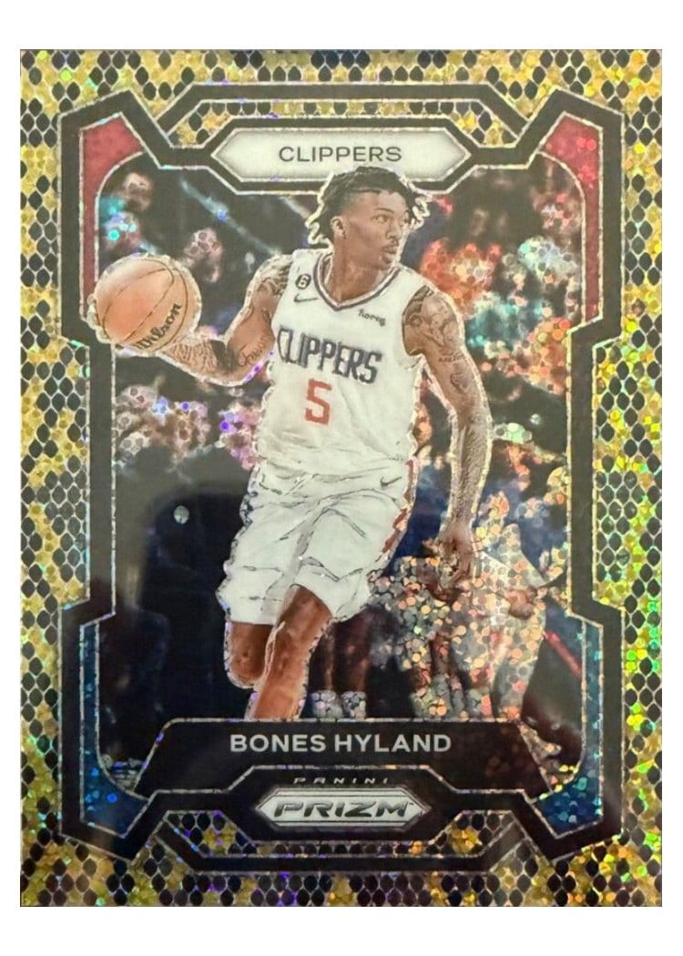 2023-24 Panini Prizm Base Set Bones Hyland #56 card