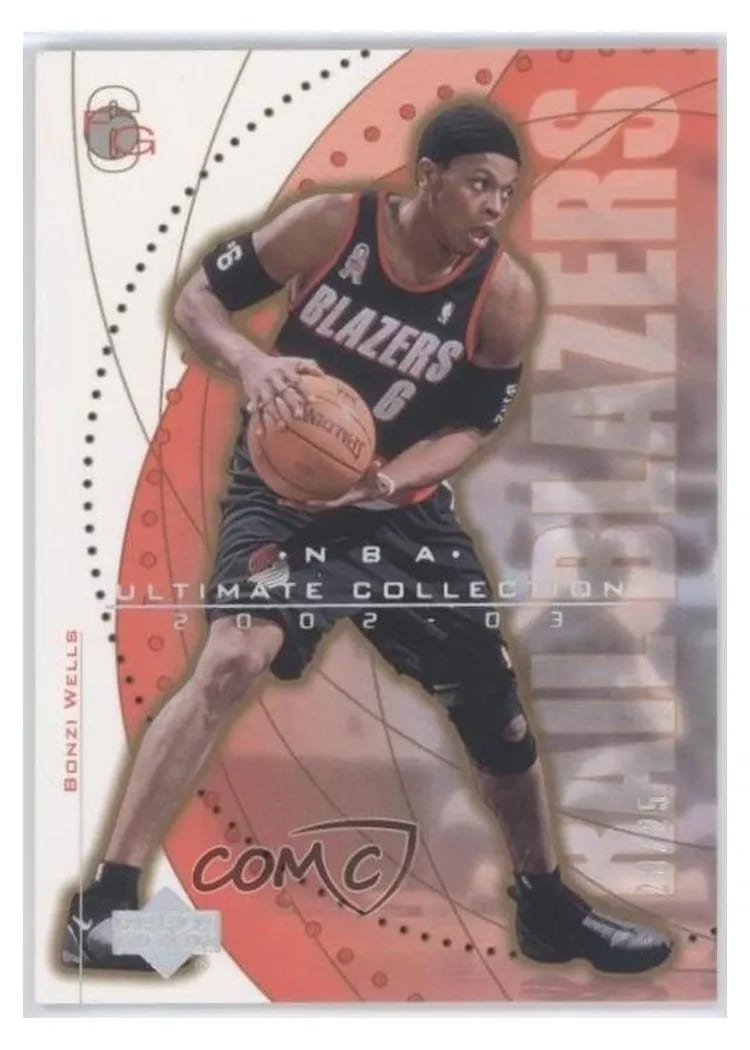 2002 Upper Deck Ultimate Bonzi Wells #53 card