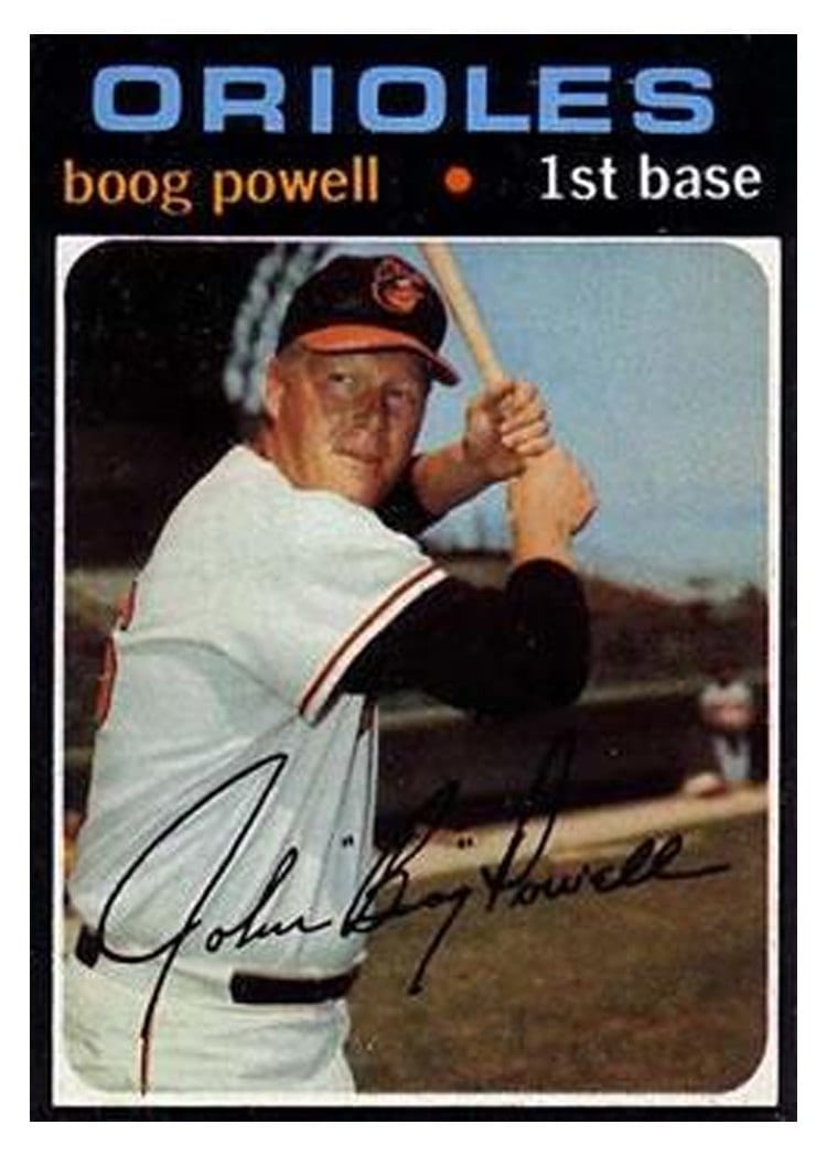 1971 Topps Boog Powell #700 card