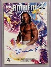 2025 Topps Exalted WWE Wrestling Ambient Autographs Booker T #AMA-BRT card
