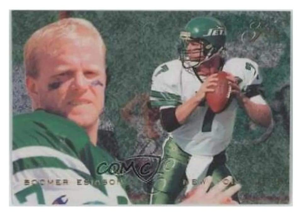 1995 Flair Boomer Esiason #143 card