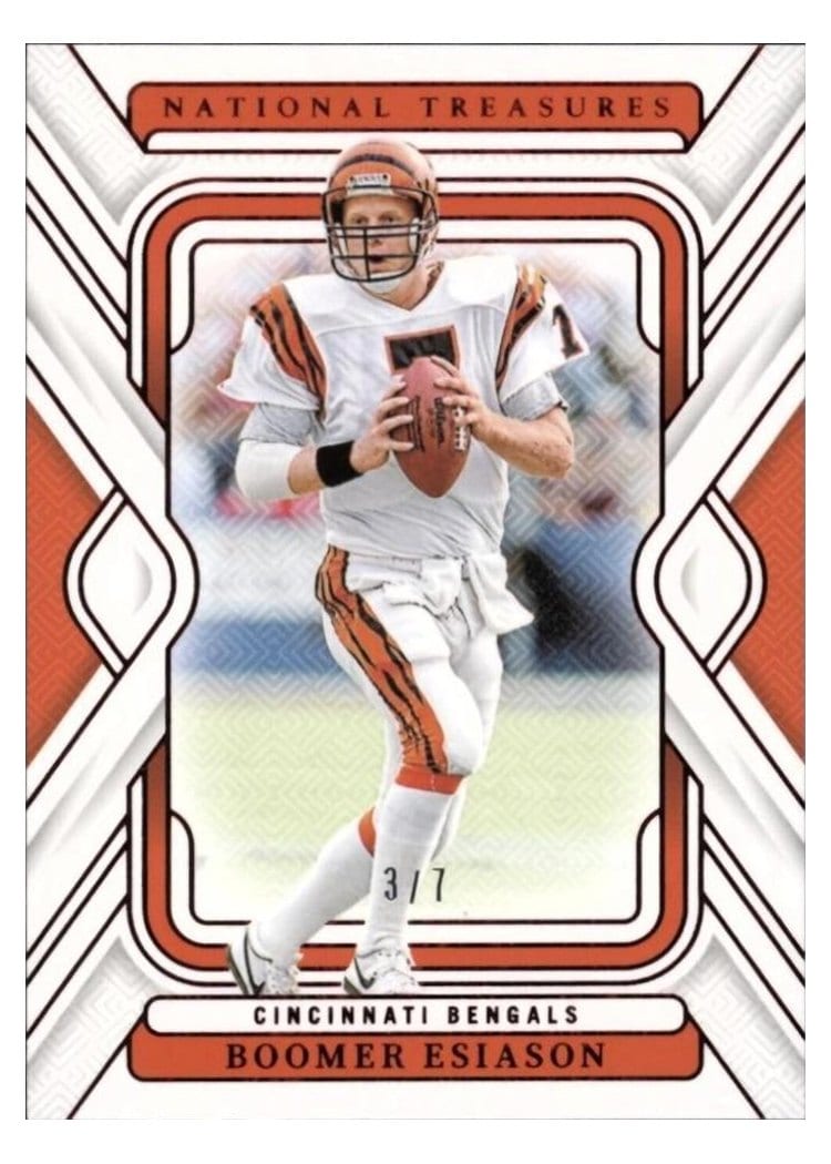 2024 Panini National Treasures Base Set Boomer Esiason #22 card