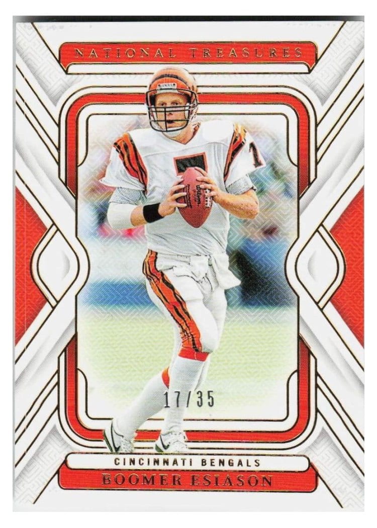 2024 Panini National Treasures Base Set Boomer Esiason #22 card