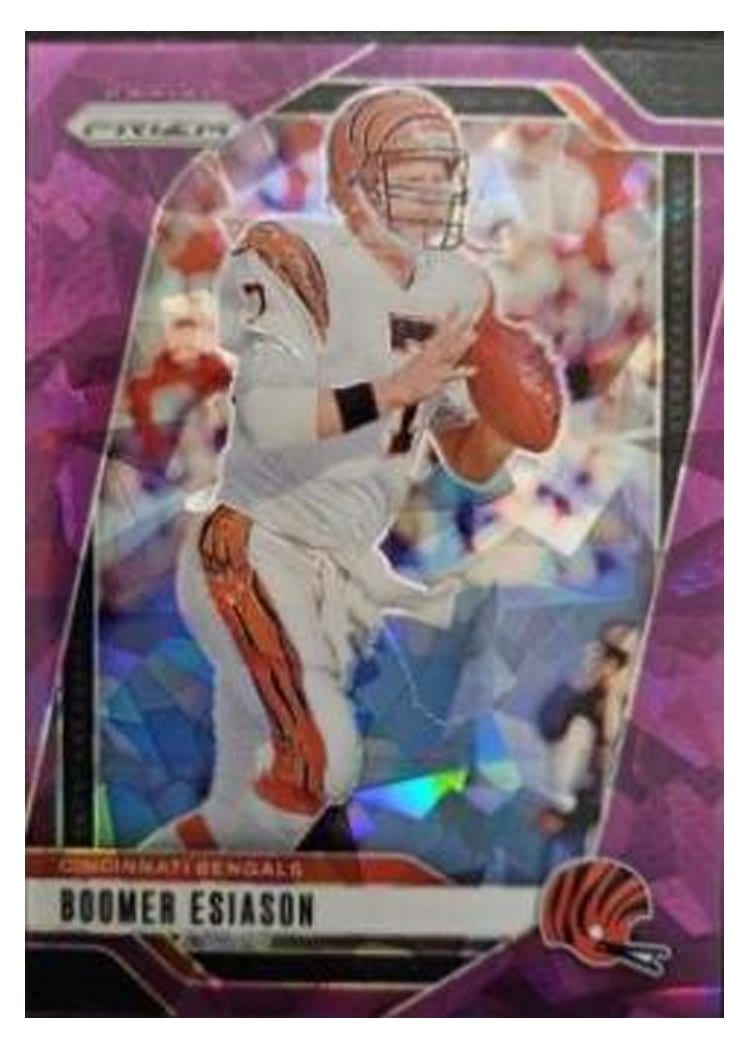 2024 Panini Prizm Base Set Boomer Esiason Purple Ice #61 card