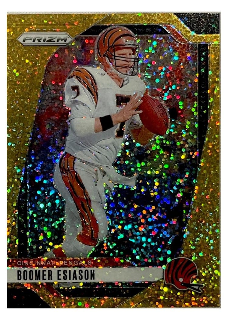 2024 Panini Prizm Base Set Boomer Esiason Gold Sparkle #61 card