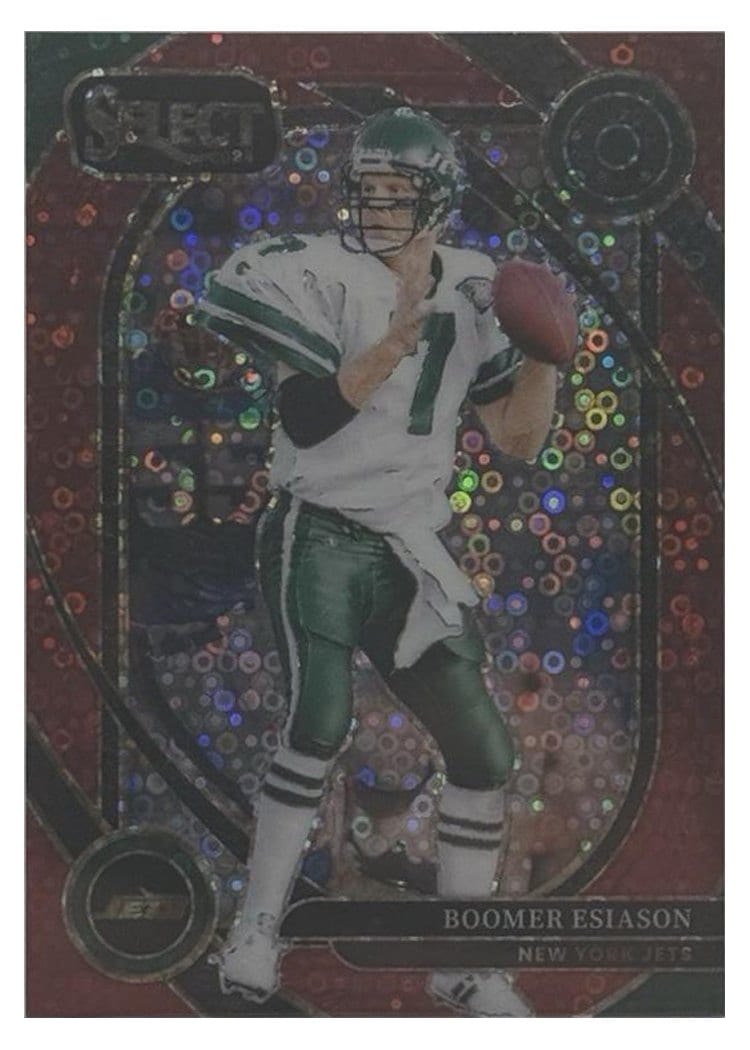 2024 Panini Select Base Set Boomer Esiason Red Disco Prizm #209 card