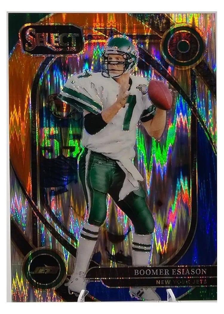 2024 Panini Select Base Set Boomer Esiason Blue Orange Prizm Shock #209 card