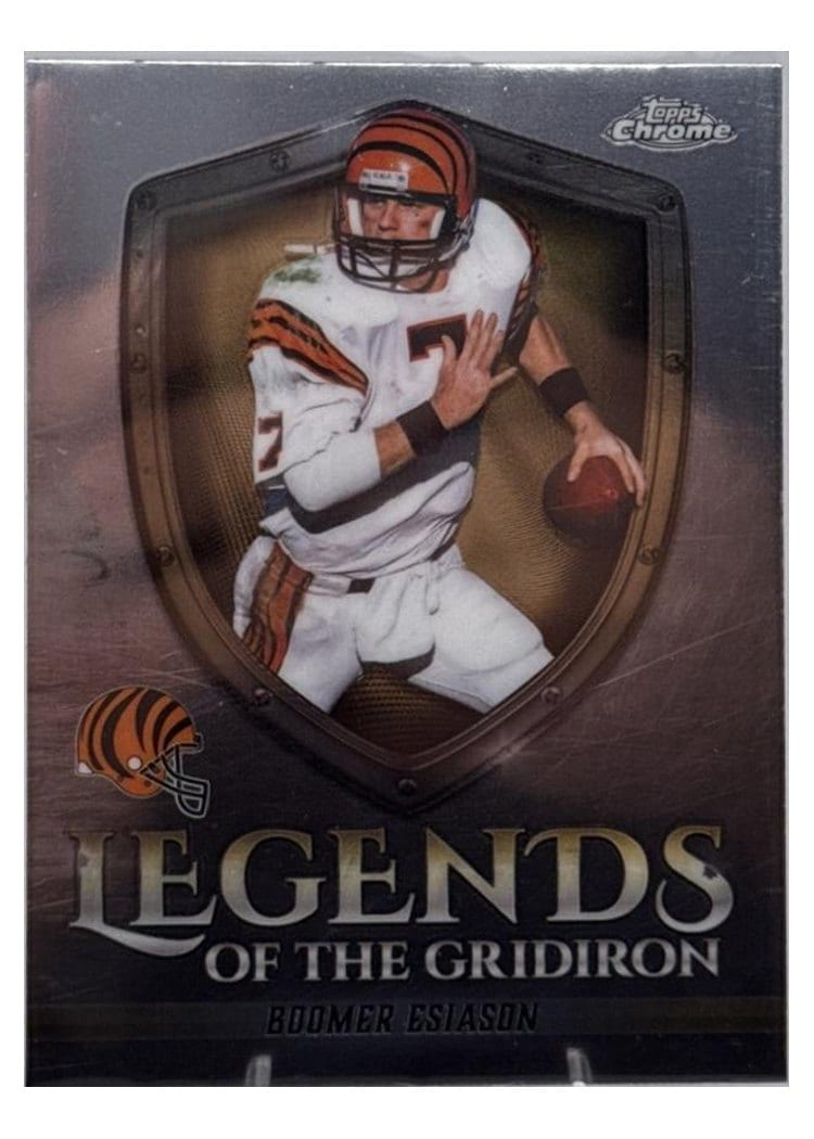 2025 Topps Chrome Legends of the Gridiron Boomer Esiason #LOG-6 card