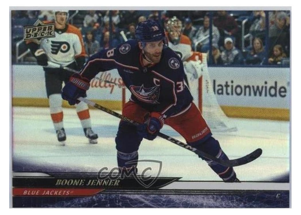 2024-25 Upper Deck Base Set Boone Jenner Silver Foil #55 card