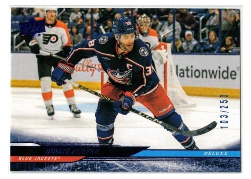 2024-25 Upper Deck Base Set Boone Jenner Deluxe #55 card