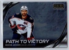 2025-26 O-Pee-Chee Platinum Path to Victory Boone Jenner #PV-13 card