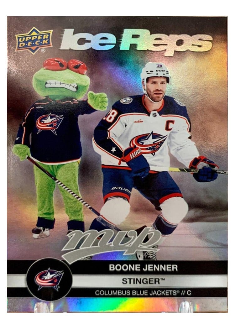 2023-24 Upper Deck MVP Ice Reps Boone Jenner/Stinger #IR-24 card