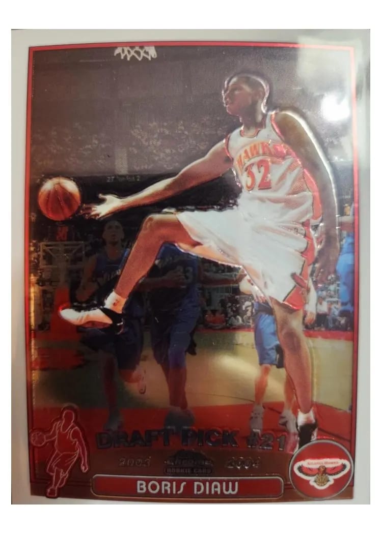 2003 Topps Chrome Boris Diaw #131 card