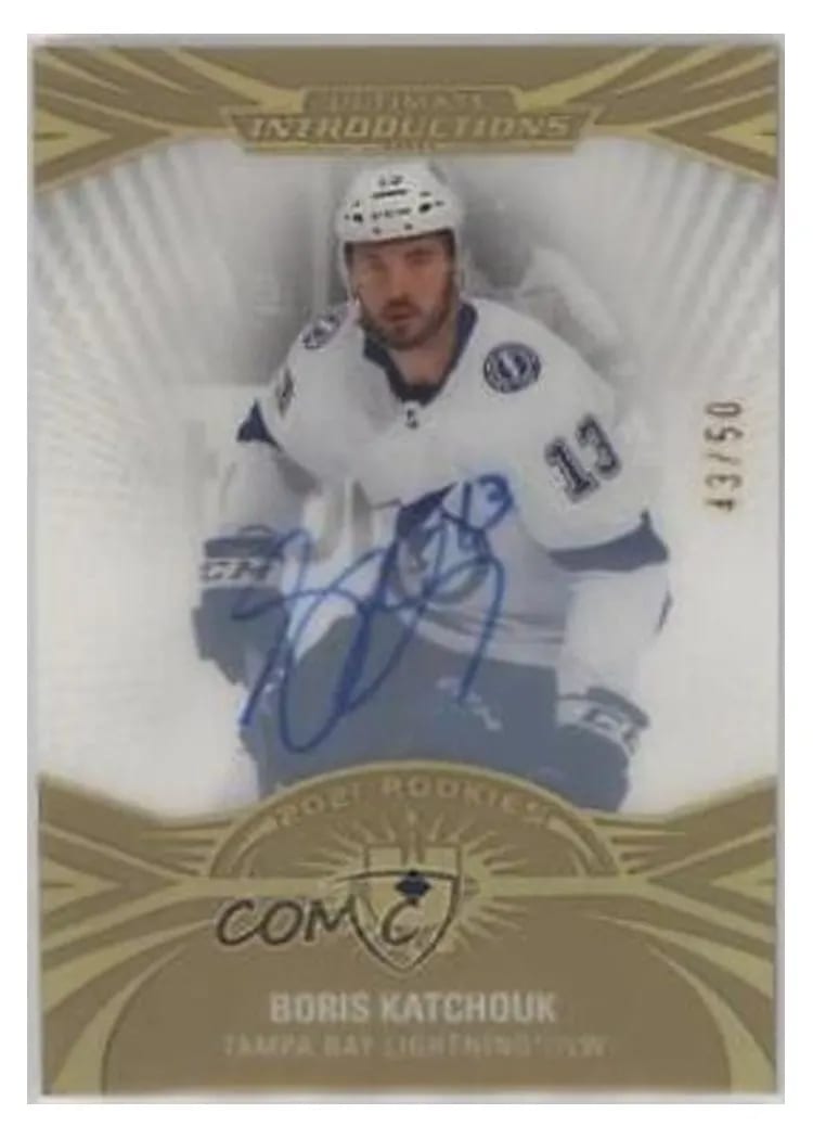 2021-22 Upper Deck Ultimate Collection Ultimate Introductions Boris Katchouk #UI-26 card