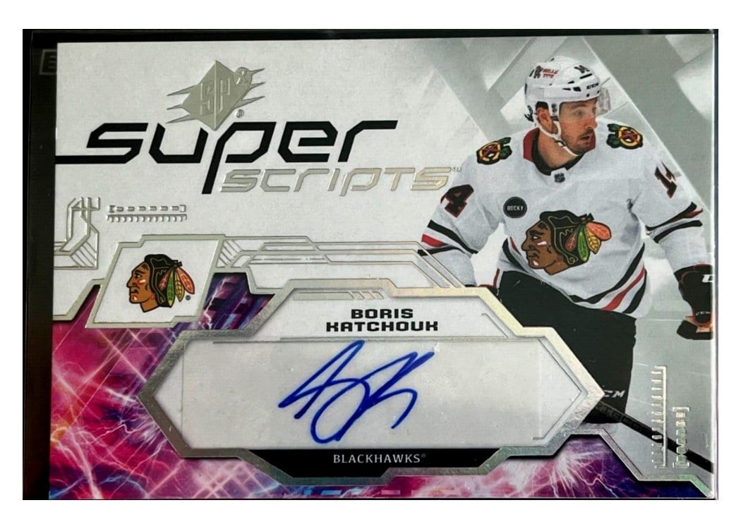 2023-24 SPx Superscripts Boris Katchouk #SS-BK card