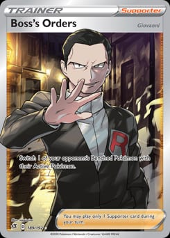 2020 Rebel Clash Boss's Orders #189 card