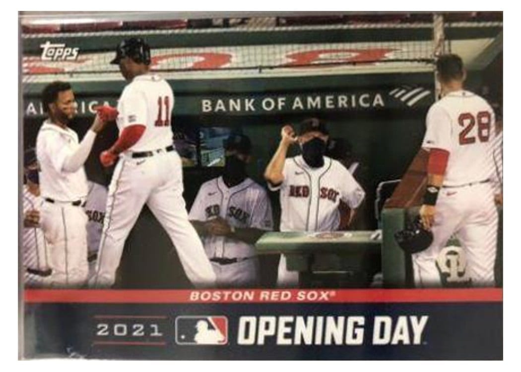 2021 Topps Opening Day Opening Day Boston Red Sox #OD-7 card