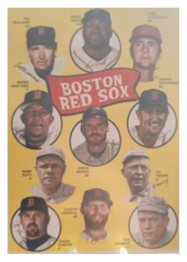 2023 Topps Archives 1969 Team History Postcards Boston Red Sox #H69-BOS card