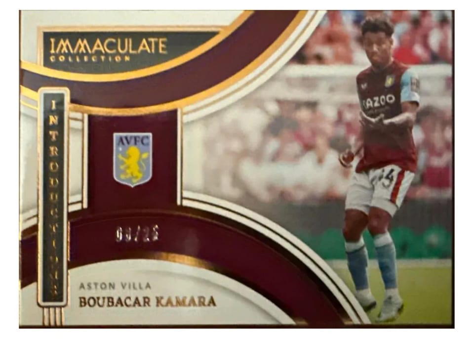 2022 Panini Immaculate Collection Introductions Boubacar Kamara #5 card