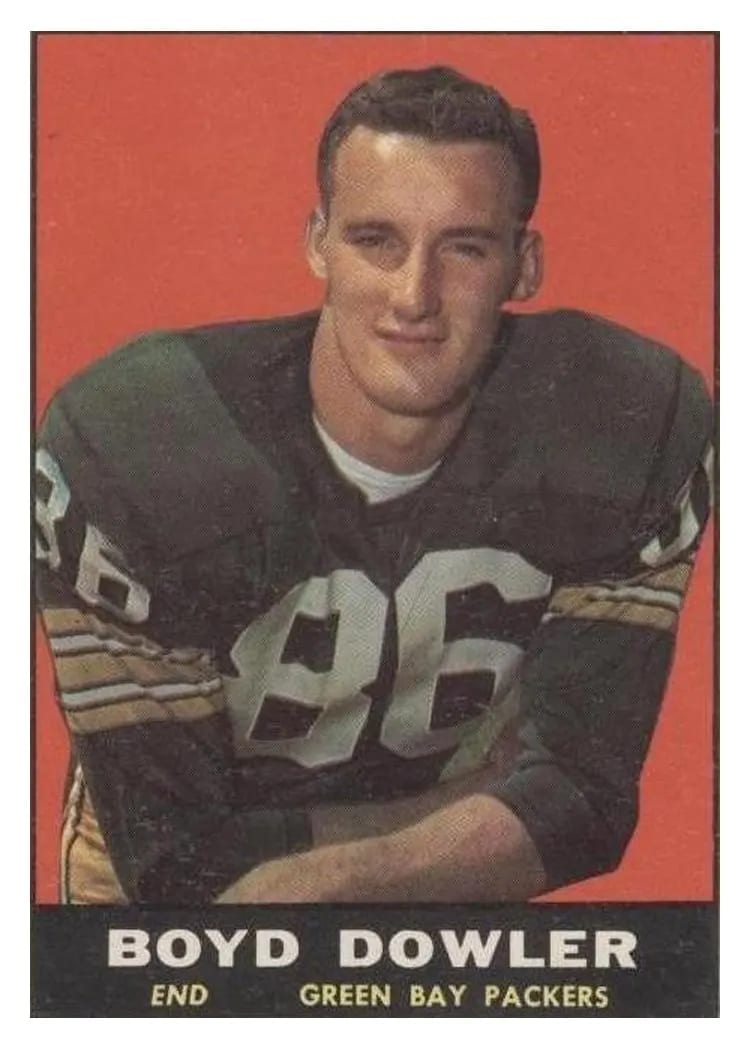 1961 Topps Boyd Dowler #43 card