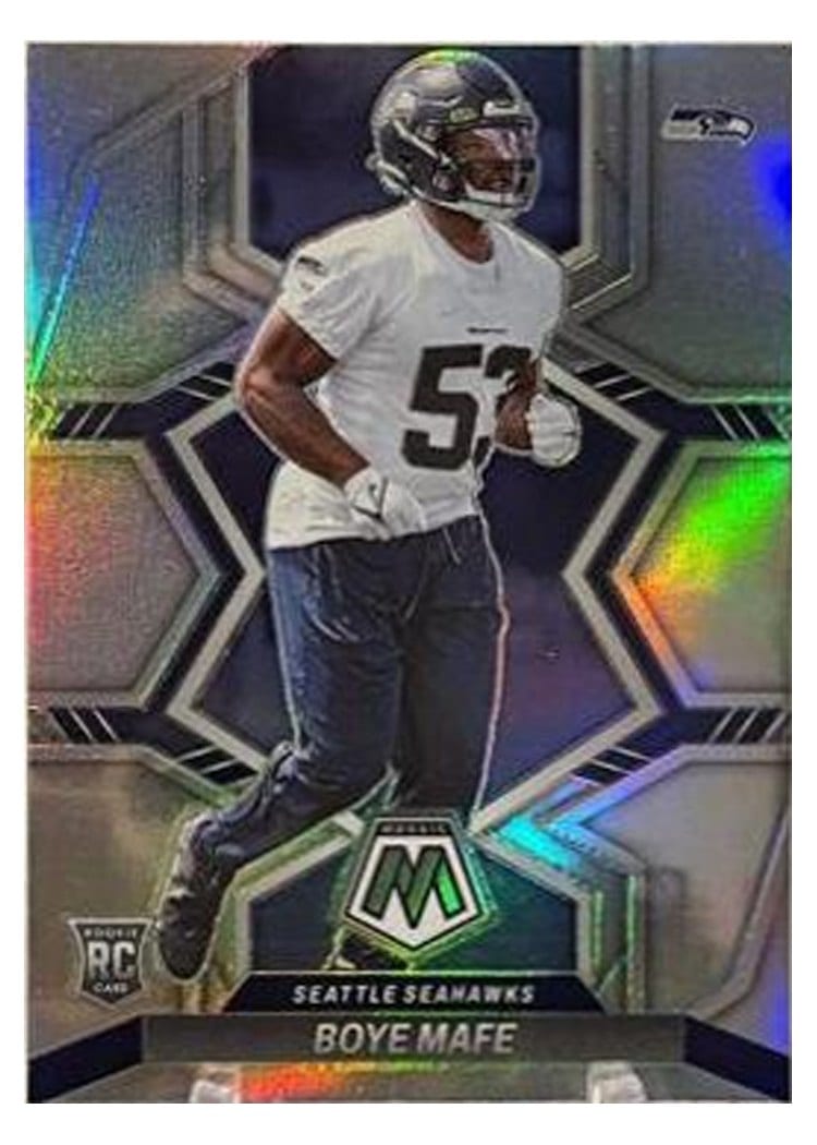 2022 Panini Mosaic Base Set Boye Mafe Silver #385 card