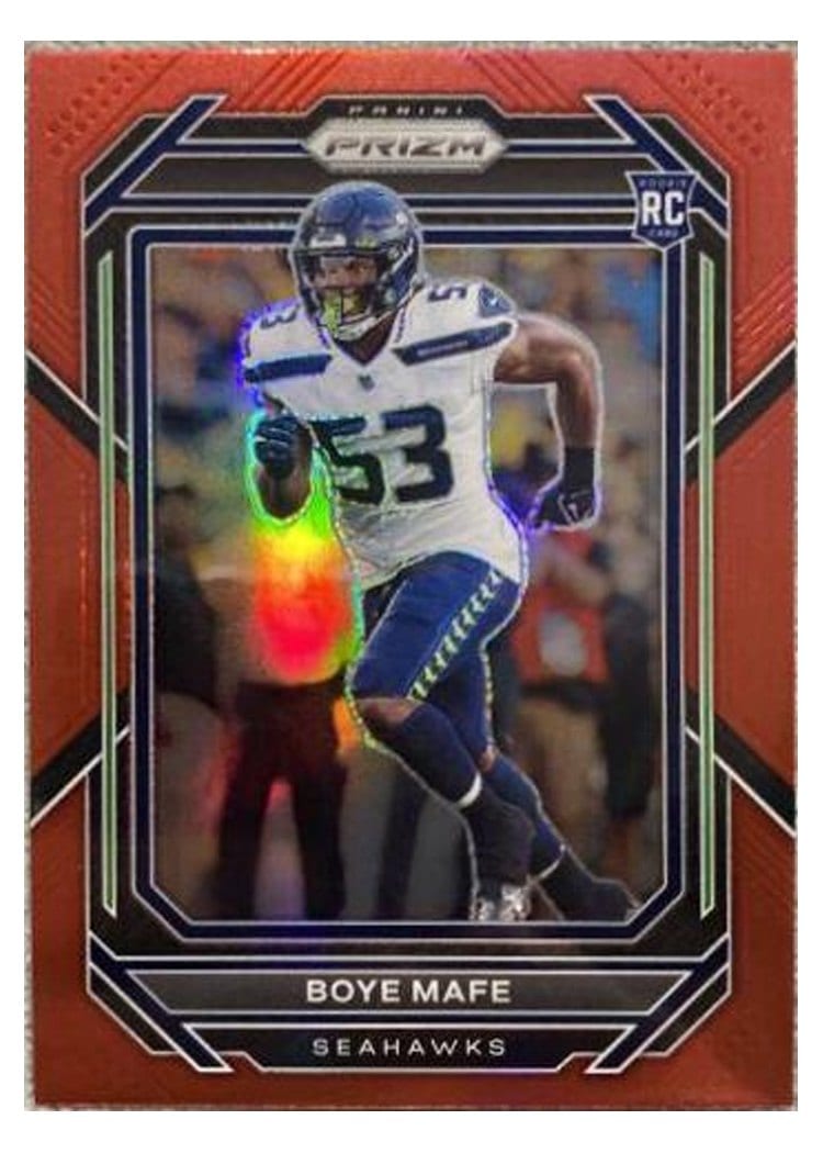 2022 Panini Prizm Base Set Boye Mafe Red #386 card