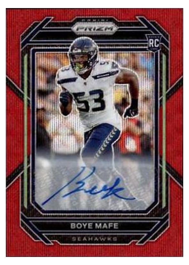 2022 Panini Prizm Base Set Boye Mafe #386 card
