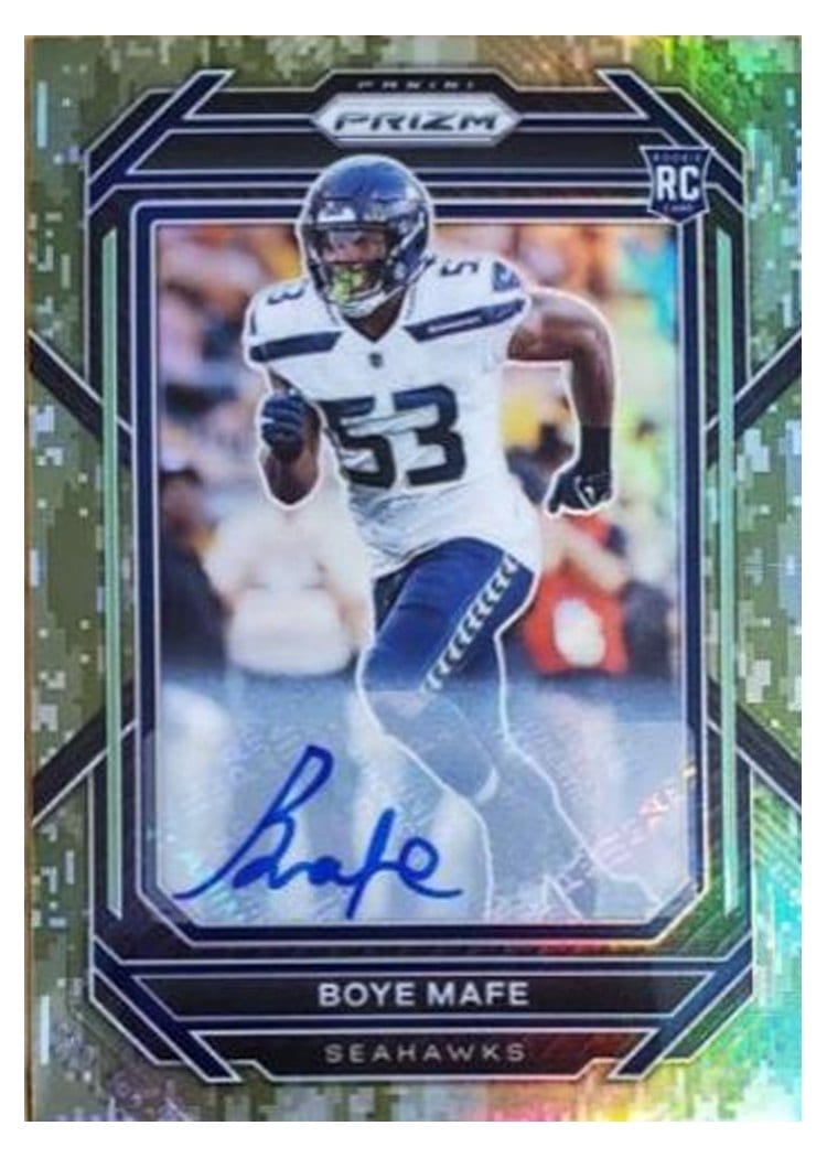 2022 Panini Prizm Base Set Boye Mafe #386 card