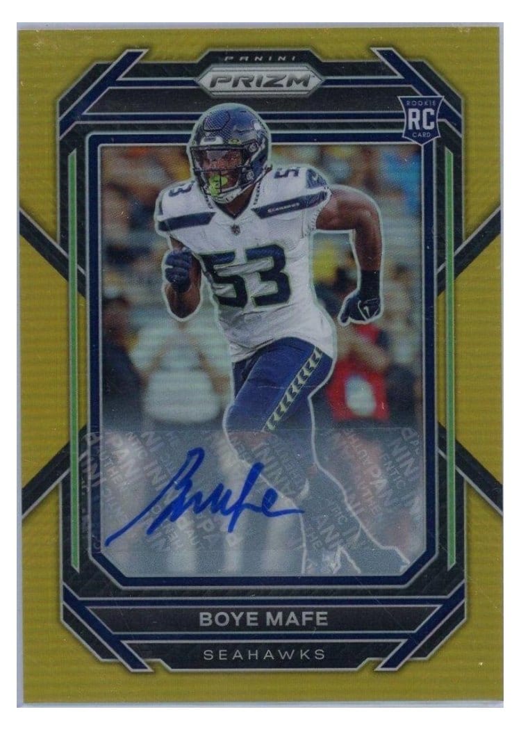 2022 Panini Prizm Base Set Boye Mafe #386 card