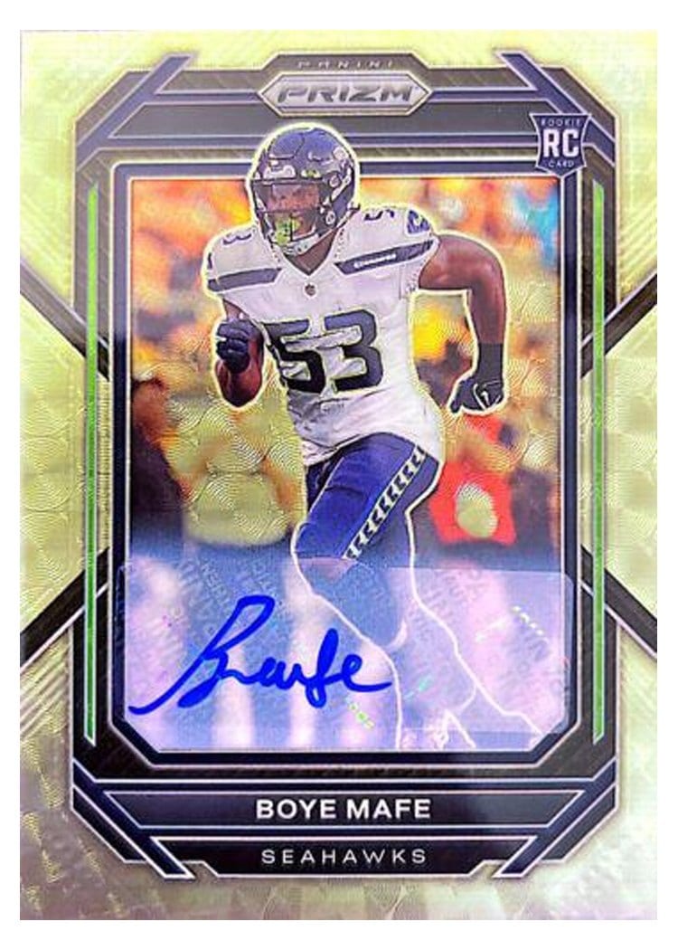 2022 Panini Prizm Base Set Boye Mafe #386 card