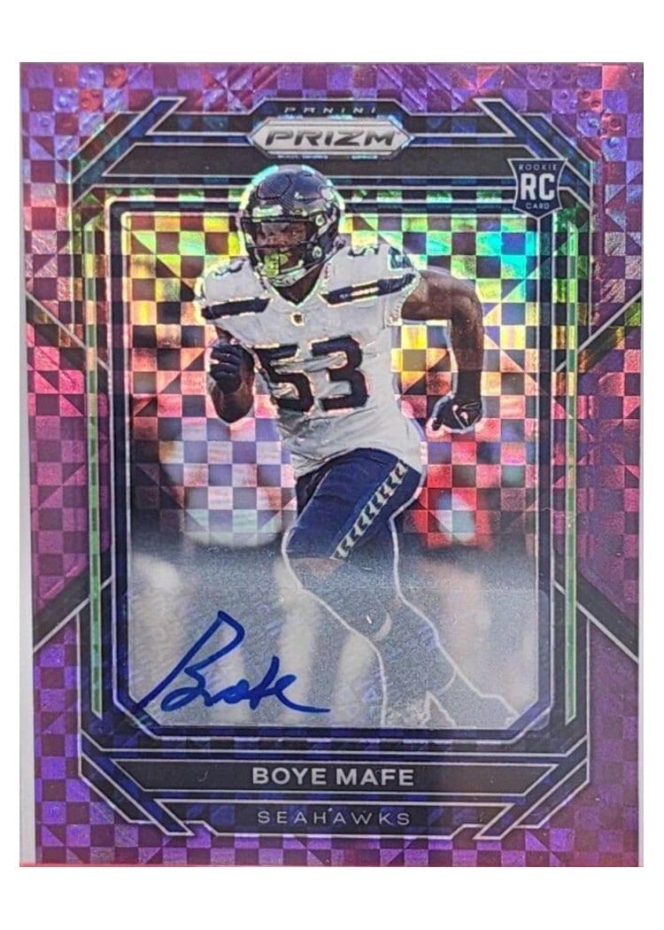 2022 Panini Prizm Base Set Boye Mafe #386 card