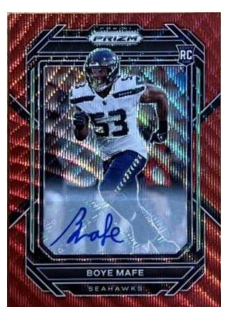 2022 Panini Prizm Base Set Boye Mafe #386 card