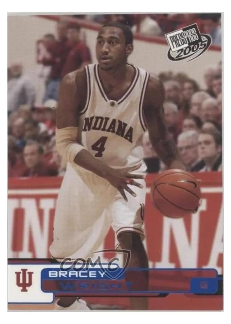 2005 Press Pass Bracey Wright Blue #B40 card