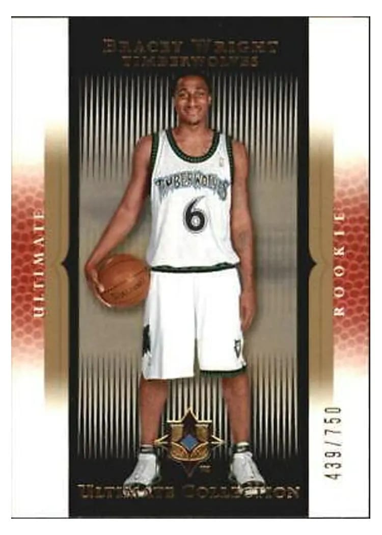 2005 Ultimate Collection Bracey Wright #132 card