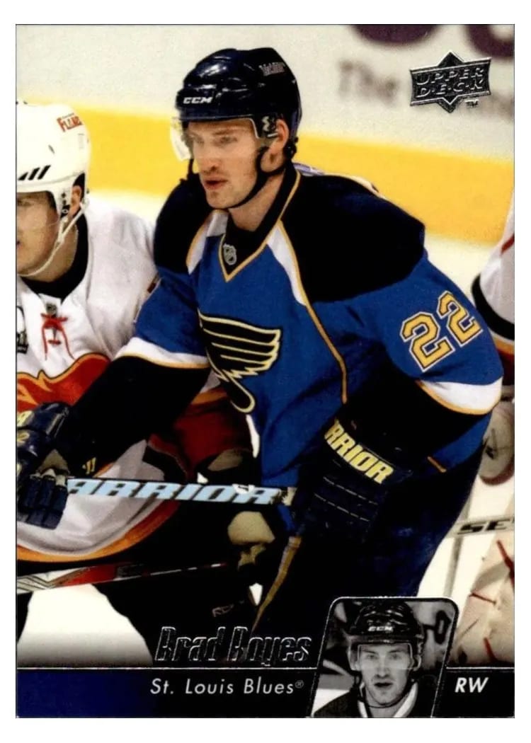2010 Upper Deck BRAD BOYES #28 card