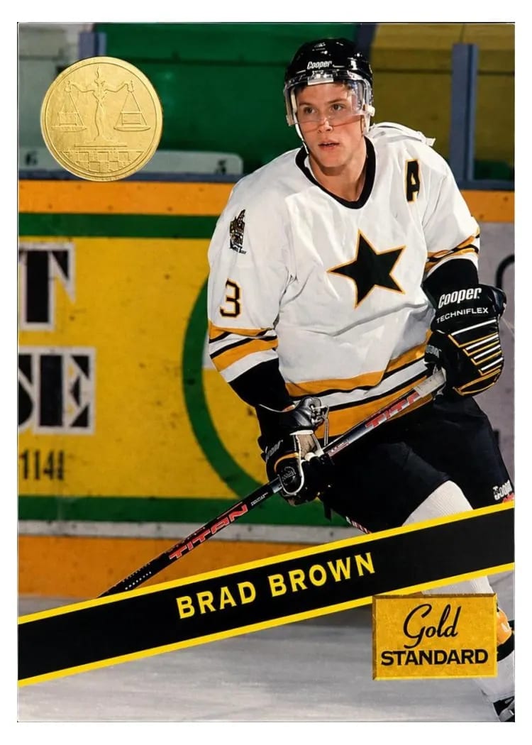 1994 Signature Rookies Gold Standard Brad Brown #79 card