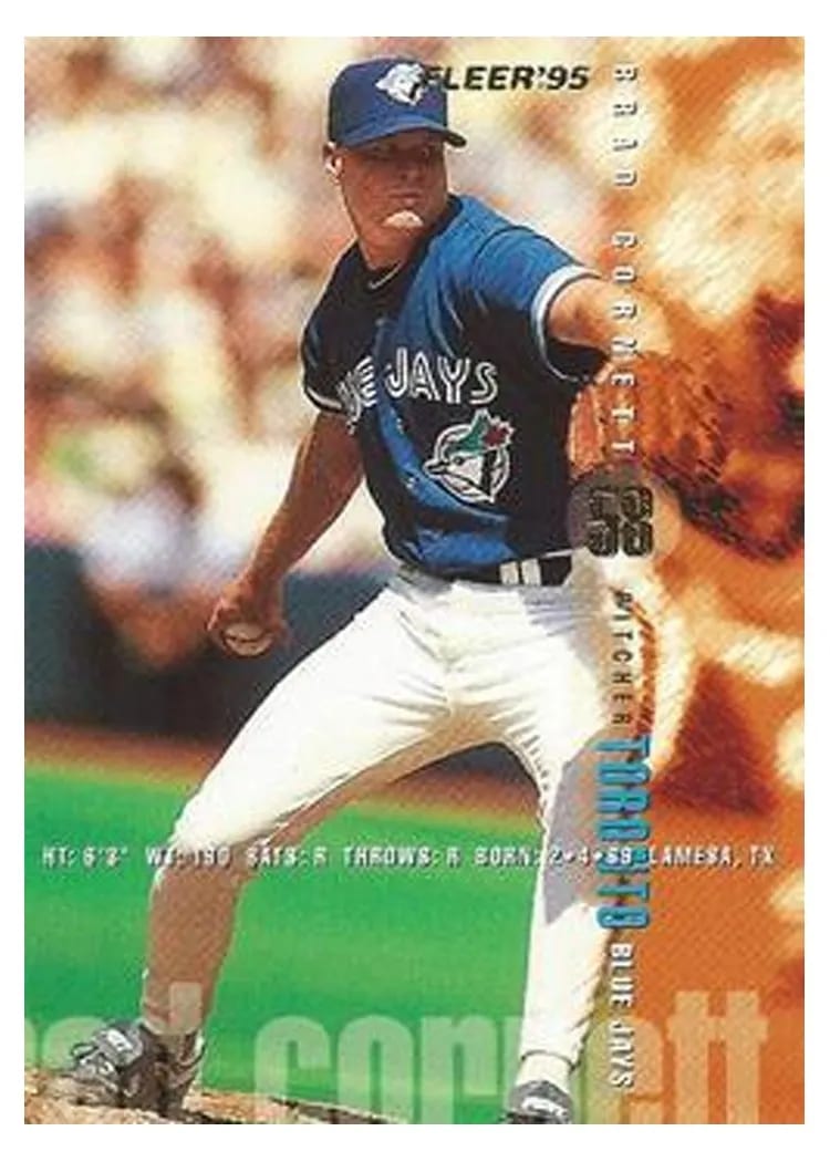 1995 Fleer Brad Cornett #91 card