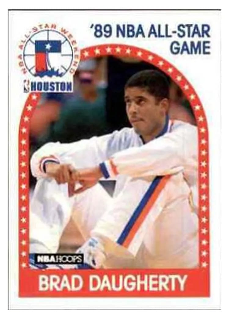 1989 Hoops Brad Daugherty #48 card