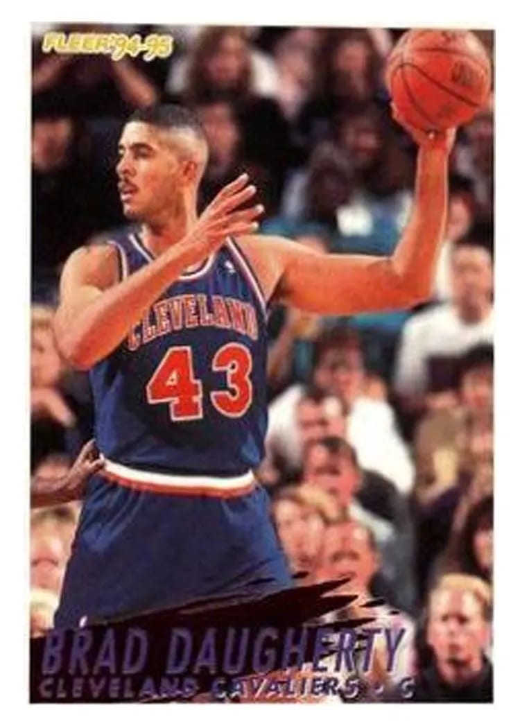 1994 Fleer Brad Daugherty #39 card