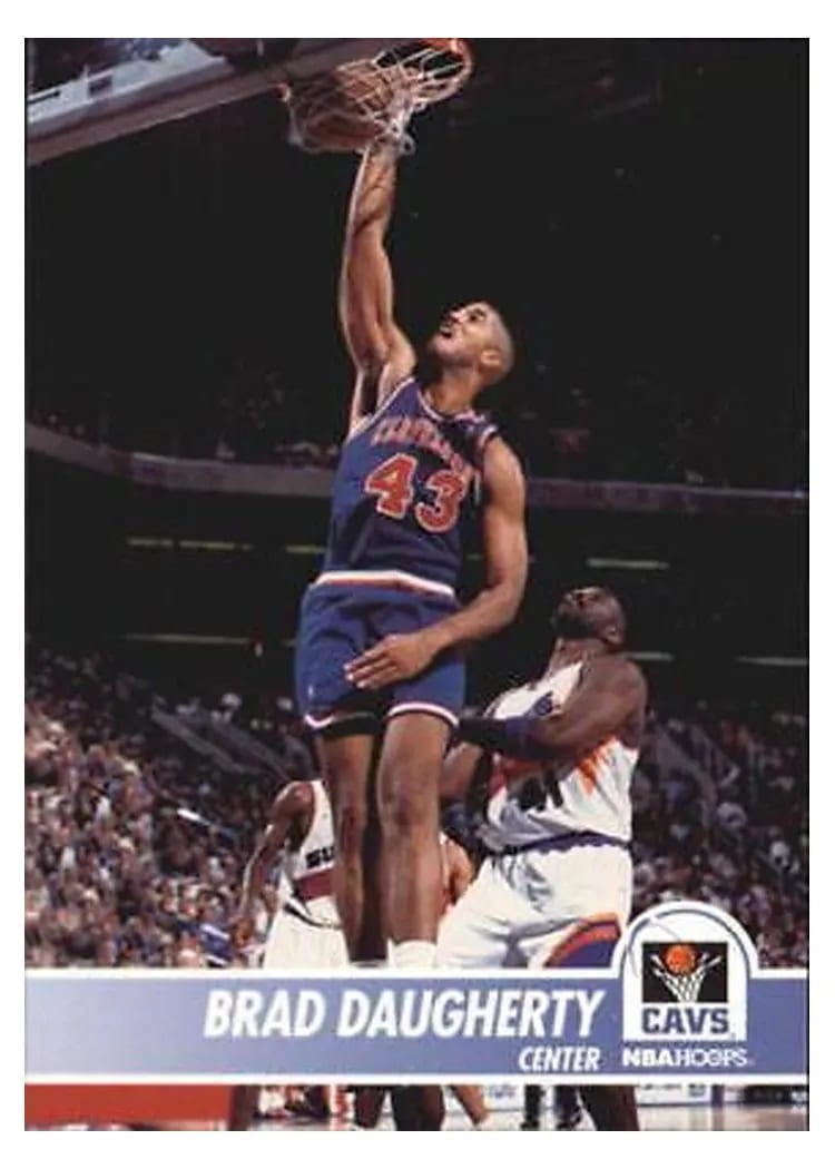1994 Hoops Brad Daugherty #33 card