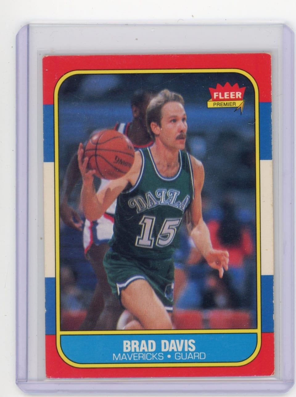 1986 Fleer Brad Davis #22 card