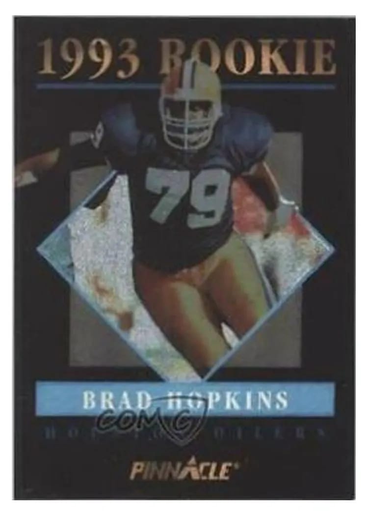 1993 Pinnacle Rookies Brad Hopkins #10 card