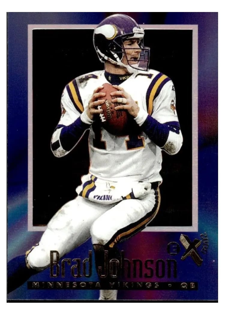 1997 Skybox E X2000 Brad Johnson #17 card