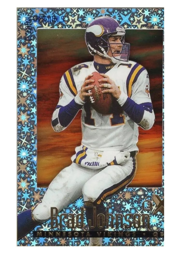 1997 Skybox E X2000 Brad Johnson #17 card
