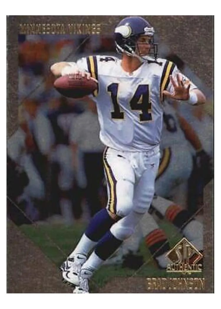 1997 SP Authentic Brad Johnson #117 card