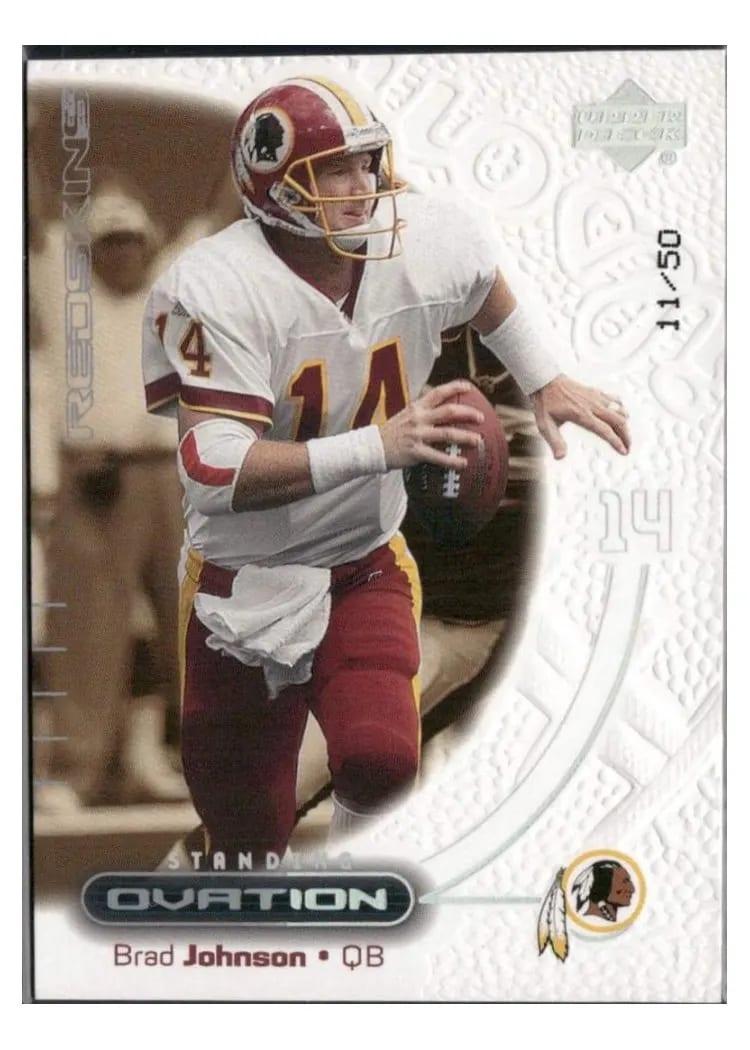 1999 Upper Deck Ovation Brad Johnson #59 card