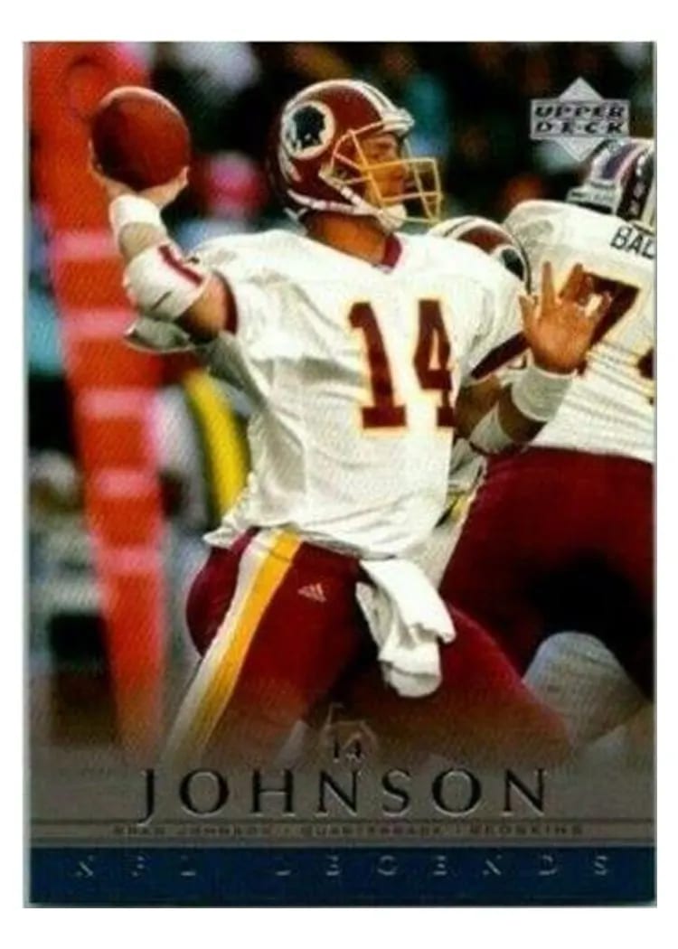 2000 Upper Deck Legends Brad Johnson #87 card